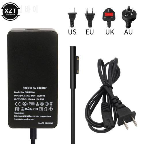 Charger for Microsoft surface book pro 3/4/5/6/7 power adapter Supply 65w 15V 4A Tablet Laptop PC Fast Charging EU AU US UK plug