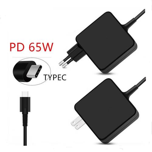 65W Type-C Phone Laptop Charger Power Supply USB-C AC Adapter Universal 20V 3.25A for MacBook ASUS HP etc