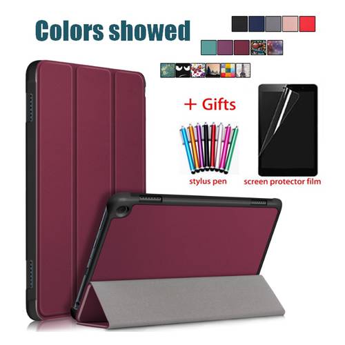GLIGLE Magnet Case For New Fire HD 8/HD 8 Plus 2022/2020 Cover Protective Shell+Stylus+Screen Film