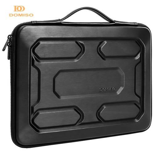 DOMISO Protective Hard Shell Laptop Sleeve Bag With Handle For 13