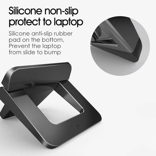 Laptop Holder for MacBook Pro ABS TPU Mini Stand Desktop Laptop Stand Portable Cooling Pad Notebook Stand for Macbook