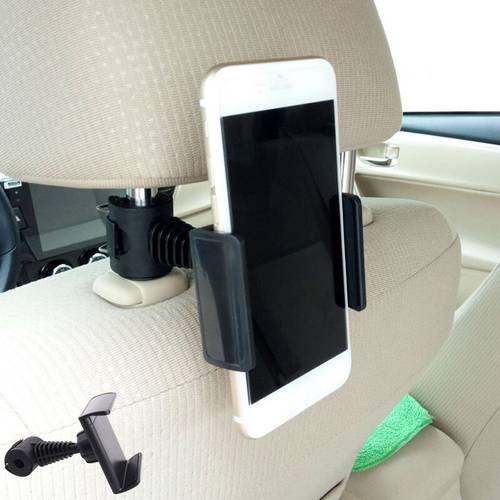 360 Degree Ratating Car/Truck Back Seat Headrest Phone Mount Holder For Cell Phone GPS ship
