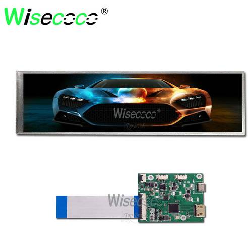 8.8 inch IPS 1920x480 60Hz 40 pins LCD screen display with micro USB port controller board for automotive display raspberry