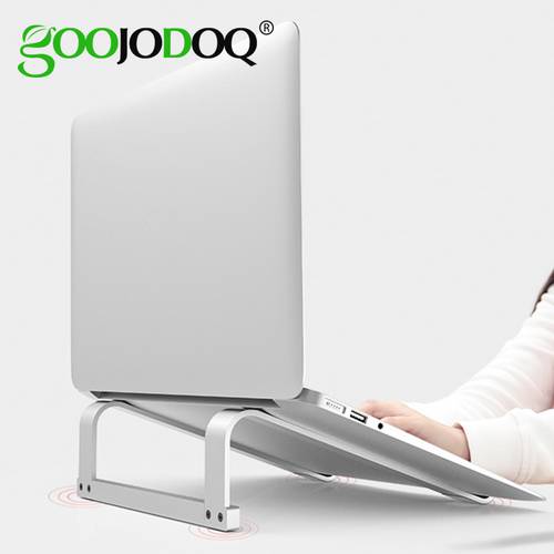 GOOJODOQ 11-17 Inch Aluminum Alloy Laptop Stand Folding Notebook Stand Non-slip Computer Cooling Bracket For Macbook Air Pro