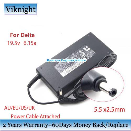 Genuine A12-120P1A 19.5v 6.15A 120W AC Adapter For Delta for Msi ge60 ge70 APACHE GP70 GS70 GS60 ADP-120MH D Charger Adapter
