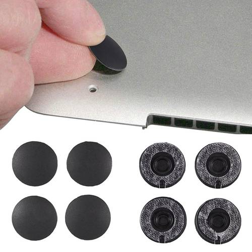4Pcs Replace Non-slip Bottom Pad Cover Bracket for MacBook Pro A1278 A1286 A1297 Non-slip, Wear-resistant Bottom Pad