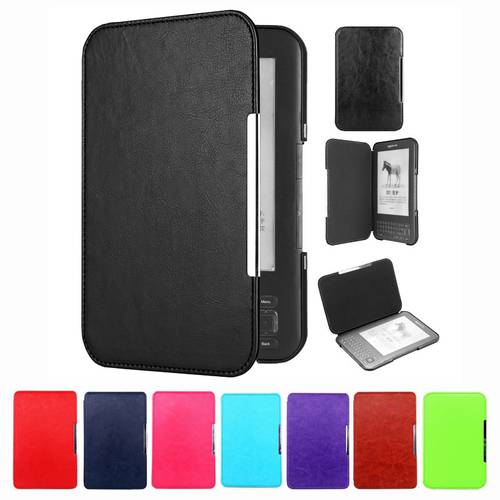 GLIGLE Magnet Closure Leather Case for Kindle 3 Ereader 6 Inch Protective Cover