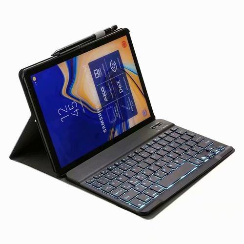 Led Keyboard Backlit light Case For Huawei MediaPad T3 10 9.6inch AGS-L09-L03 W09 Tablet Bluetooth Keyboard PU stand cover +pen