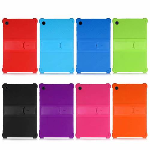 Tablet case For Lenovo Tab M10 Plus TB-X606F TB-X606X 10.3inch kids safe silicone Case Shockproof Flip Stand Cover + pen