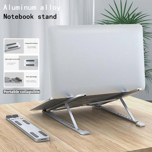 11-17inch Laptop Holder for MacBook Air Pro Notebook Foldable Aluminium Alloy Laptop Stand Bracket Laptop Holder for PC Notebook