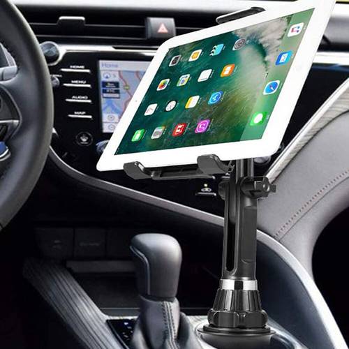 Car Cup tablet Holder Phone Mount for iPad air 4 10.9 10.2 pro 12.9 10.5 9.7 11 mini for iPhone 11 12 Pro XR XS Max X 8 7 Plus