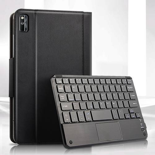 Wireless Bluetooth Keyboard Cover For Huawei Honor V6 10.4 inch KRJ-W09 2020 Case Luxury business style PU Leather stand funda
