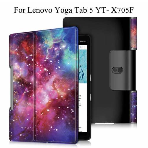 Smart Case for Lenovo Yoga Tab 5 2019 X705F / X705X Tablet Leather Stand Up Cover For Lenovo Yoga YT- X705F YT- X705X case