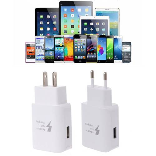 Adaptive Fast Charging USB Travel Wall Charger EU/US Plug For Galaxy S8 Mobile Phone Chargers