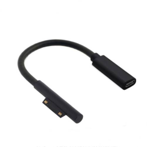 PD Charging Adapter Cable USB Type-C Power Supply for Microsoft Surface Pro 4 5 6 Go 0.2M 15V DC Cord Fast Charger Tablet