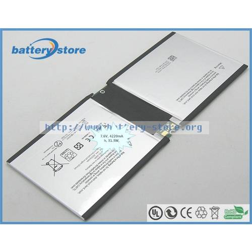 Free ship 4220mAh, 31.3W Genuine battery P21G2B , MH29581 , 2ICP3/97/106 for MICROSOFT Surface 2 , Surface RT2 1572