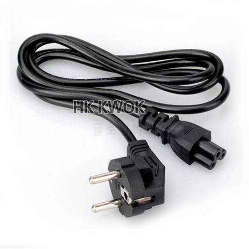NEW EU EUROPEAN 3 Prong 2 Pin AC Laptop Adapter Power Cord For Asus HP Sony Dell Lenovo Acer Sumsung Toshiba Fujitsu Power Cord