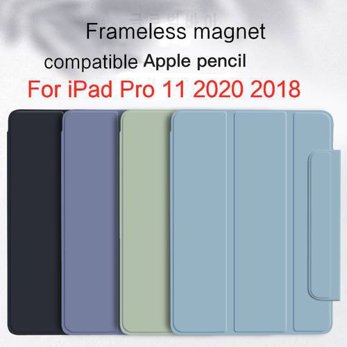 Smart Case For iPad Pro 11 inch 2020 2018 Slim Lightweight Smart Shell Stand Cover,Strong Magnetic Adsorption for iPad pro 11
