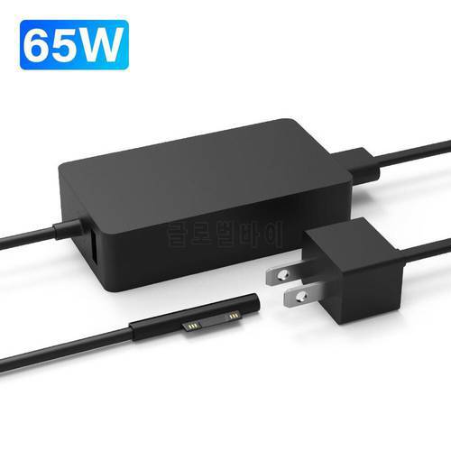 15V 65W battery charger for Microsoft Surface Pro 3 4 5 6 power adapter Surface Book Laptop/Tablet charger fast charge