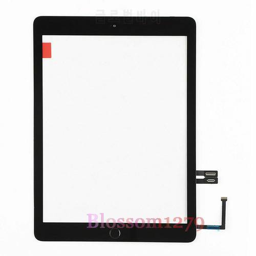 1PCS Brand New For Apple iPad 6 6th Gen 2018 A1954 A1893 Digitizer Touch Screen Outer Panel+Film+Tools+Home button Replacement