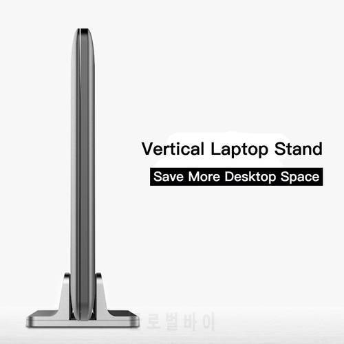 Vertical Adjustable Laptop Stand Aluminum Portable Notebook Mount Support Base Holder for MacBook Pro Air MAC Mini Stand