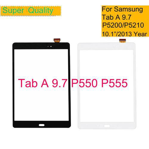 10Pcs/Lot For Samsung Galaxy Tab A 9.7 P550 P555 Touch Screen Digitizer Panel Sensor Front Outer Glass