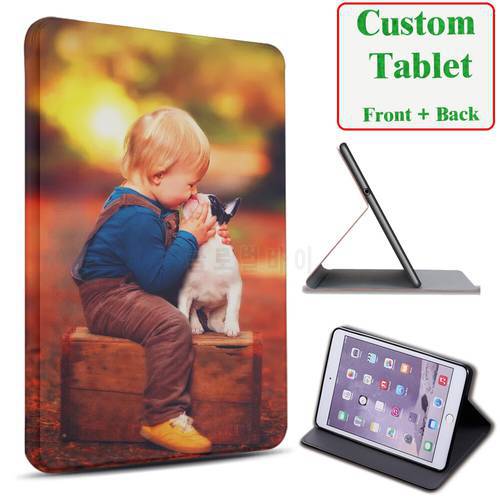 Custom Case For Samsung Galaxy Tab A A6 10.1 2016 T585 T580 SM-T580 T580N PU Customize Magnet Wake Up Sleep Tablet Cases
