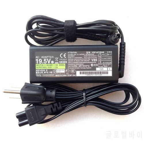 65W for Sony Vaio 19.5V 3.3A Vgp-ac19v43 Laptop AC Adapter Charger