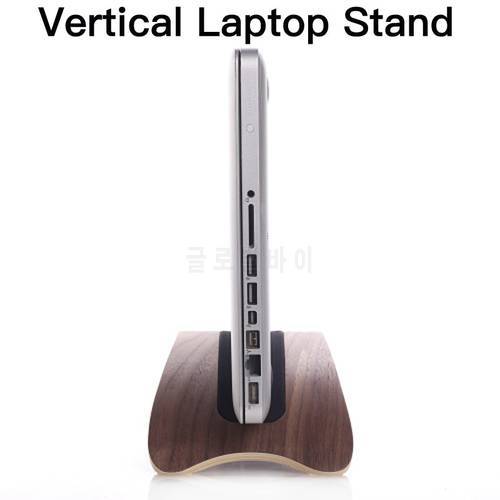 Wooden Vertical Desktop Laptop Stand Holder Base Bracket Dock for Macbook Pro 2022 14 13.3 16 inchm2 m1pro max13.3 Macbook Air