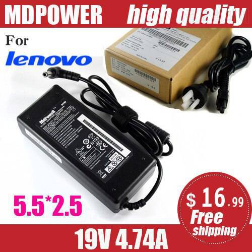 MDPOWER For Lenovo 19V 4.74A 90W notebook power AC adapter charger cord