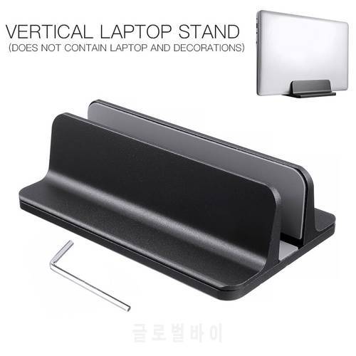1PC Desk Vertical Laptop Stand Holder Adjustable Desktop Protection Cooling Bracket W/ Non-slip Silicone Base For MacBook