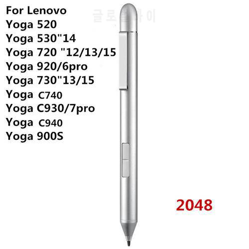 Active stylus pen For Lenovn Yoga 520 530 720 730 C740 900S 920(6 Pro) Miix 510 520 525 700 710 720 5pro
