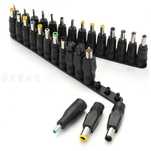 28pcs/Set Universal Laptop DC Power Supply Adapter Connector Plug AC DC Jack Charger Connectors Notebook Power Adapter Converter