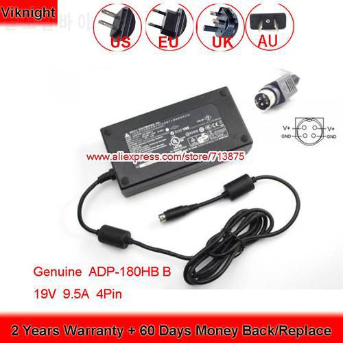 Genuine Delta ADP-180HB B 180W 19V 9.5A AC Adapter for ADP-180HBB 4 Pin Power Supply