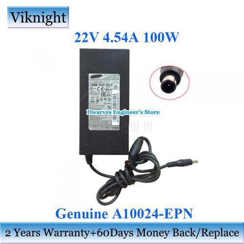 Genuine A10024_EPN 22V 4.54A 100W Power Supply Adapter For Samsung Monitor LS34E790C LS34E790 L834E790CNSEN SE790C CHG70 S34