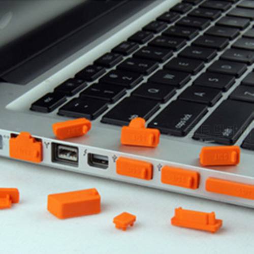 Colorful Anti Dust Plug Computer Cover Stopper Laptop Dust Laptop Dustproof Usb Dust Plug Computer Accessories 13pcs Universal