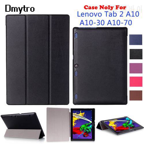 Ultra Slim Stand cover For Lenovo Tab 2 A10-30F/L A10-70F/L 10.1 inch Tablet Stand PU Leather Protective cover case