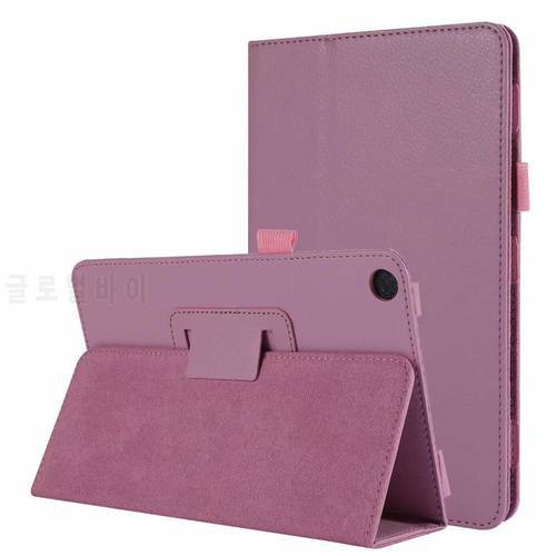 Fashion 2 Fold Litchi PU Leather Tablet Case for Huawei Mediapad M5 Lite 8.0 Inch JDN2-L09 JDN2-W09 Flip Stand Cover Funda