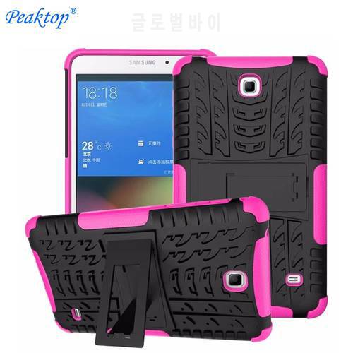 2017 Hot shockproof Heavy Duty case For Samsung Galaxy Tab 4 7.0 SM T230 T235 Rugged Hybrid Tablet Cover
