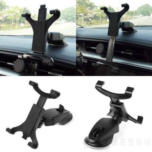 H05B Mini Tablet Holder Adjustable Car Dashboard Suction Cup Bracket 360° Swivel Stand Tablet Pad Holder For 7in - 11in