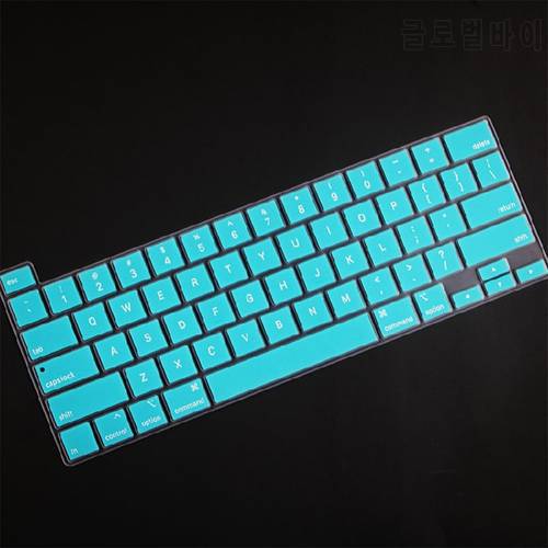 Silicone Skin for MacBook Pro 13 2020 Model: A2141 A2338 A2289 A2251 & MacBook Pro 16 inch 2019 laptop Keyboard Cover Protector