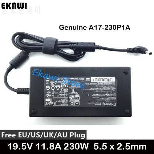 Genuine CHICONY 19.5V 11.8A 230W 5.5x2.5mm A12-230P1A A17-230P1A A230A012L AC Adapter For MSI GS75 GS65 STEALTH 8SG P65 Laptop