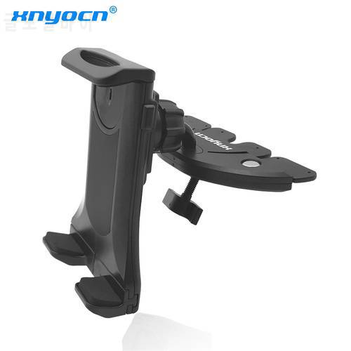 Xnyocn Tablet Stand Universal Adjustable 4-11 inch Car Holder CD Slot Mount Mobile Phone Bracket For iPad iPhone Samsung Tablets