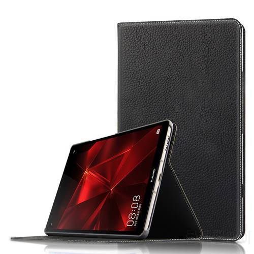 Case Cowhide For Huawei MediaPad M6 turbo 8.4 VRD-W10 AL10 Protective Cover Genuine Leather for mediapad m6 8.4