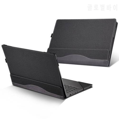 Laptop Case For HP ENVY X360 Convertible 15-ed Series 15.6 Inch 2020 Split Portable PU Leather Protective Cover Laptop Sleeve