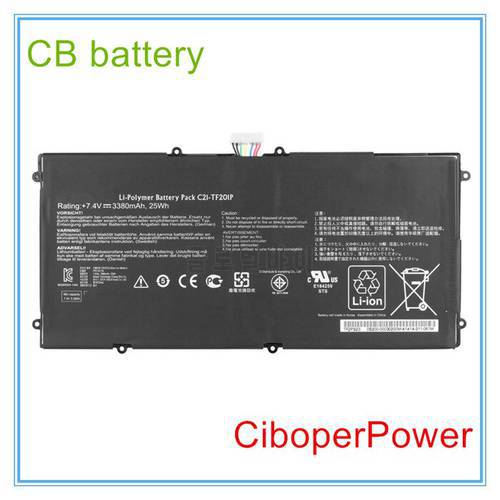 Original quality Battery For Free shipping 7.4V 25WH 3380MAH original battery C21-TF201P for TF201
