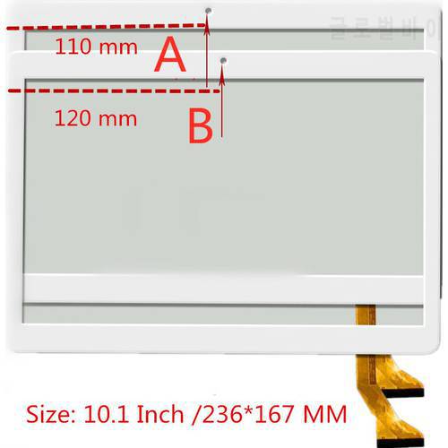 New 10.1 Inch touch screen P/N ZK-1497/XET Capacitive touch screen panel repair replacement parts
