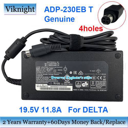 Genuine 230W ADP-230EB T 19.5V 11.8A Adapter Charger A12-230P1A For DELTA For MSI GT62VR 7RE-417CN For CLEVO D700T NP9752 P750ZM