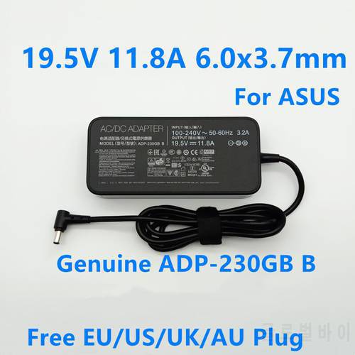 Genuine Laptop Power Supply ADP-230GB B For ASUS 19.5V 11.8A AC Adapter Charger GL703 GL504 GX531GM GX501 ROG STRIX GL703GS-DS74