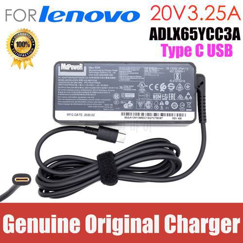 Original 65W TYPE AC Adapter Laptop Charger for Lenovo ThinkPad New X1 Yoga/Carbon X13 T14 A285 Yoga5/6 X1 carbon 2017/2018/2019